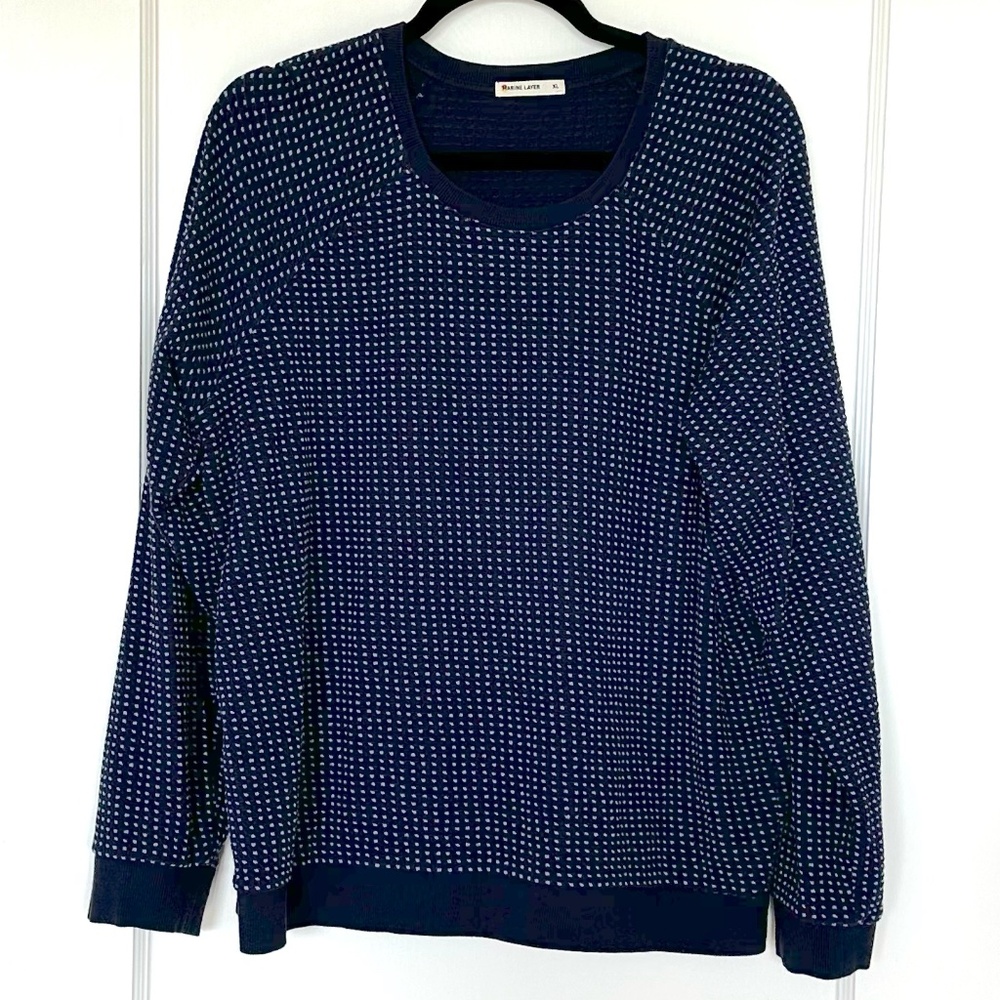 Marine Layer Swiss Dot Sweatshirt